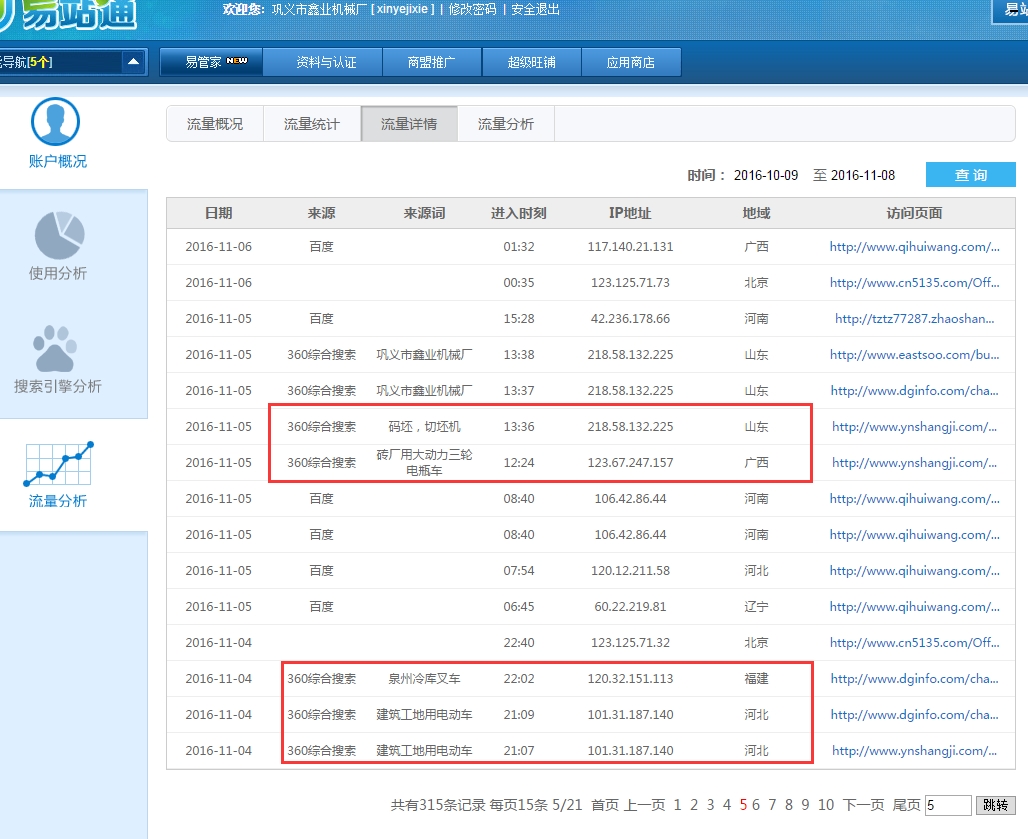 鑫业机械关键词与流量分析3.png